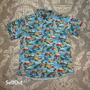 Dixxon x Snap-On Men's XL Hawaiian Shirt Floral Tropical Limited Edition